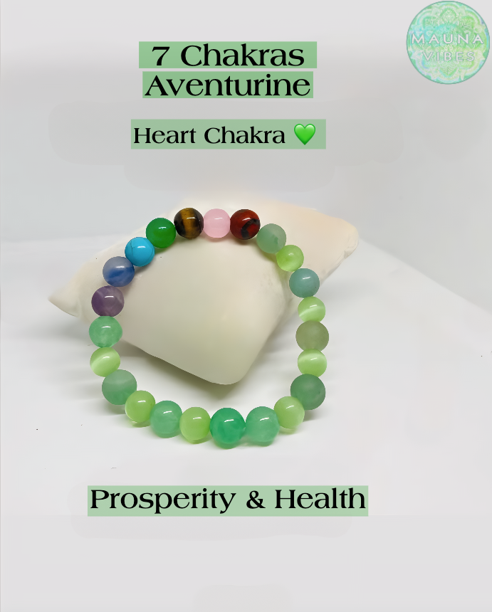 Pulseras de los 7 Chakras: Amatista, Ojo de Tigre, Cuarzo Rosa y más | Equilibrio, Sanación, Amor y Protección | Regalo perfecto para hombres y mujeres