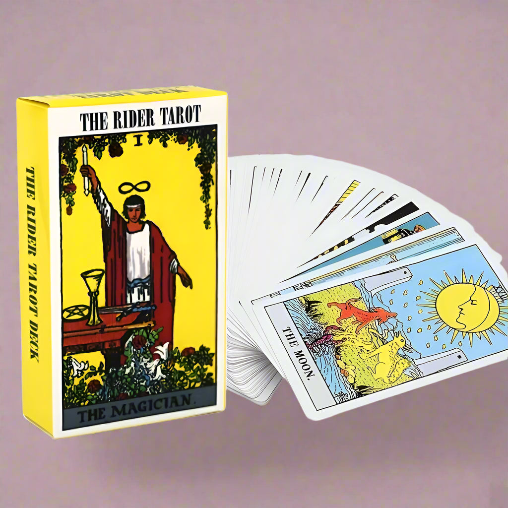 The Rider Tarot Deck – 78 Classic Tarot Cards for Beginners with PDF Guidebook | Complete Oracle Deck