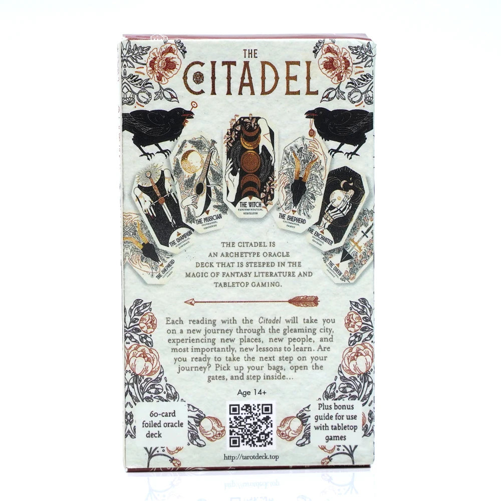 La Baraja del Oráculo de la Ciudadela: 60 cartas de Oráculo de Fantasía Mística para la Introspección y la Reflexión