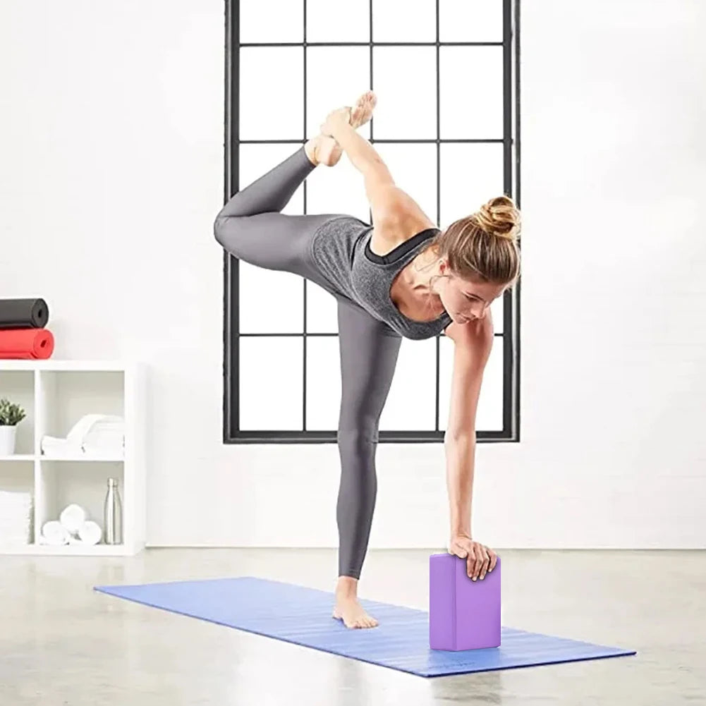 Blocos de espuma para ioga – Suporte leve para ioga, pilates e meditação