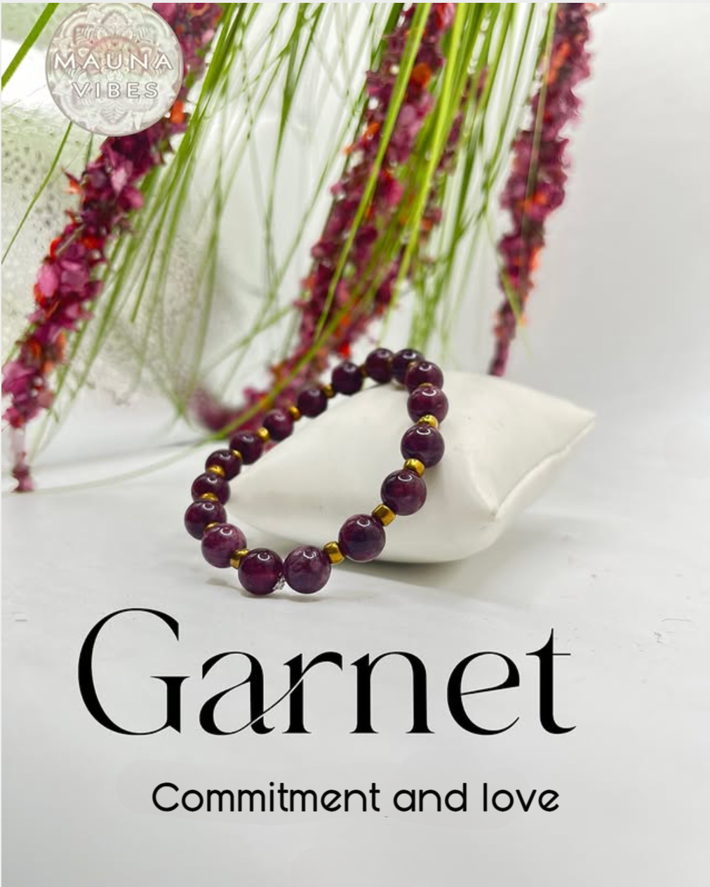Love Attraction Bracelets for Love, Healing, and Self-Love Rose Quartz, Amethyst, Strawberry Quartz, Larimar, Rhodonite, Obsidian.