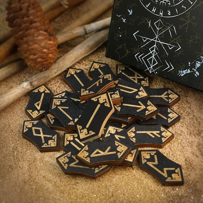 Tarot Rúnico: 24 cartas grabadas para la adivinación y la comprensión espiritual