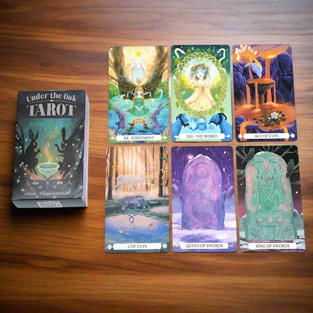 Cartas del Tarot y Oráculo Bajo el Roble: Oráculo de Adivinación Innovador para la Exploración Espiritual