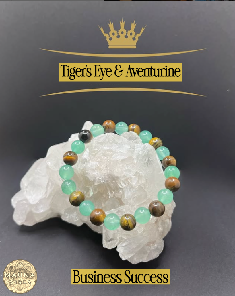 Pulseiras artesanais de prosperidade e boa sorte – joias de pedras preciosas para sucesso, abundância e dinheiro | Proteção de cura para homens e mulheres