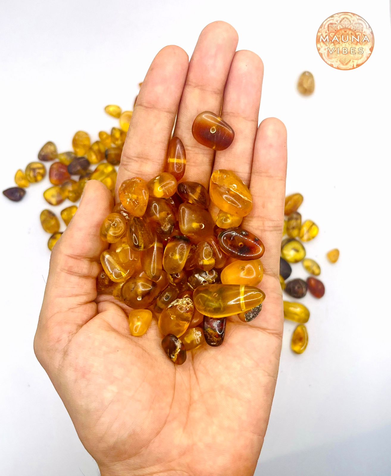 Wholesale Dominican Amber Drilled Nuggets – Drilled Natural Amber Beads for Jewelry Making, Genuine Amber from The Dominican Republic.