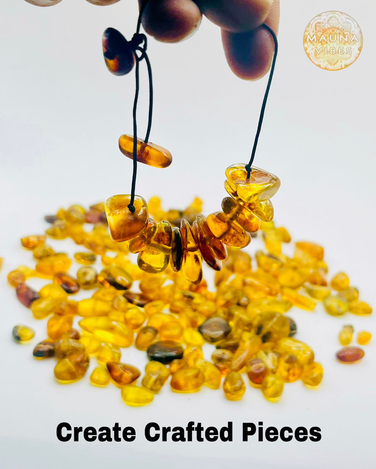 Wholesale Dominican Amber Drilled Nuggets – Drilled Natural Amber Beads for Jewelry Making, Genuine Amber from The Dominican Republic.