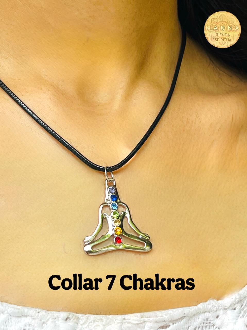 Kit de cristales de los 7 chakras: collares y piedras para meditación, sanación y geometría sagrada