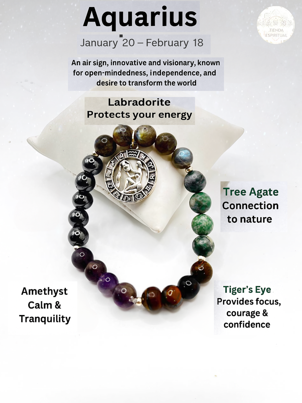 Pulseras Zodiacales de Astrología para Hombre y Mujer- Regalo Perfecto para Apasionados de la Astrología