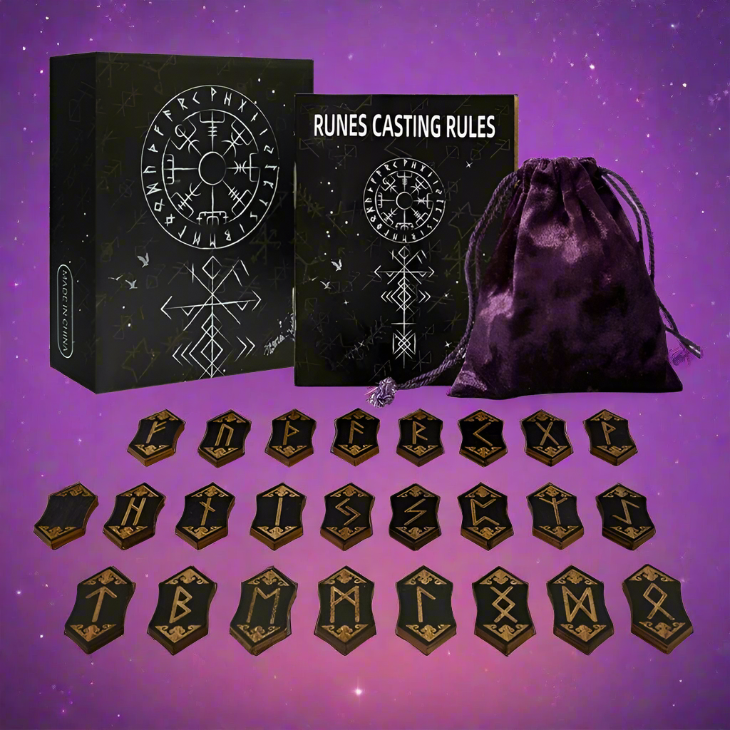 Tarot Rúnico: 24 cartas grabadas para la adivinación y la comprensión espiritual