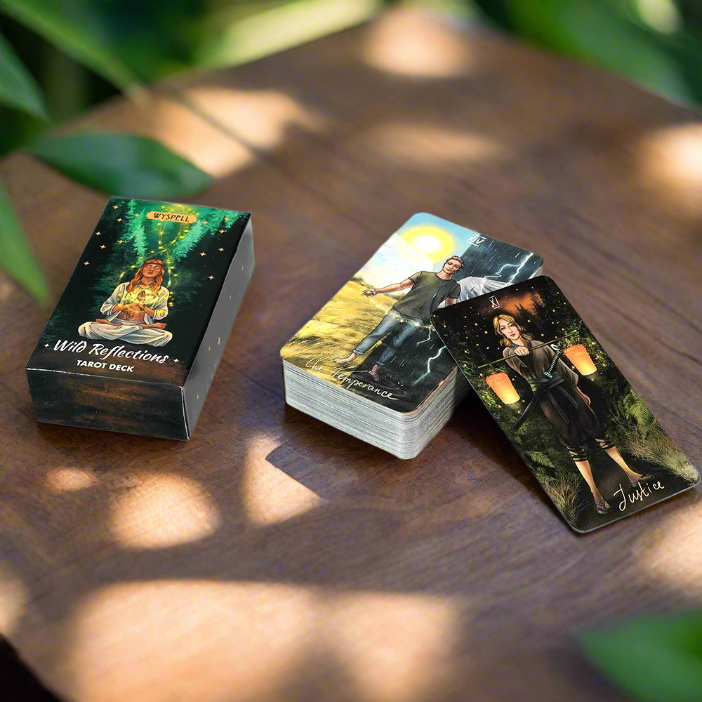 Wild Reflections Tarot – 78-Card Classic Deck | Beginner-Friendly & Intuitive