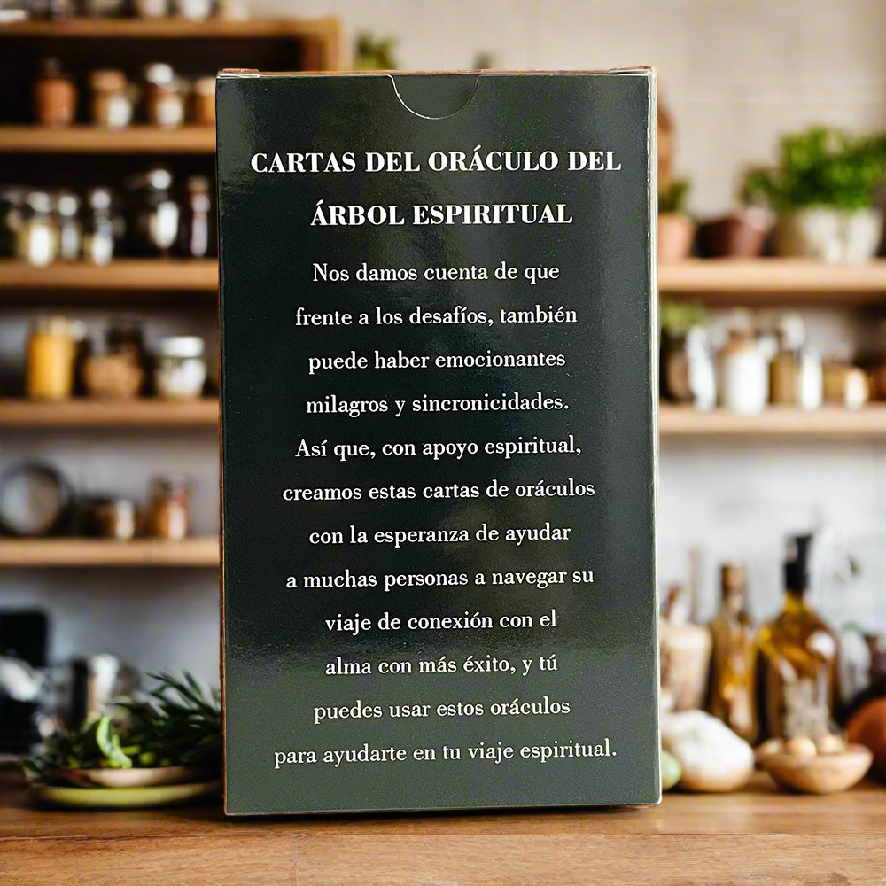 Oráculo de Árbol Espiritual – 56 Cartas de Profecía y Adivinación (Español)
