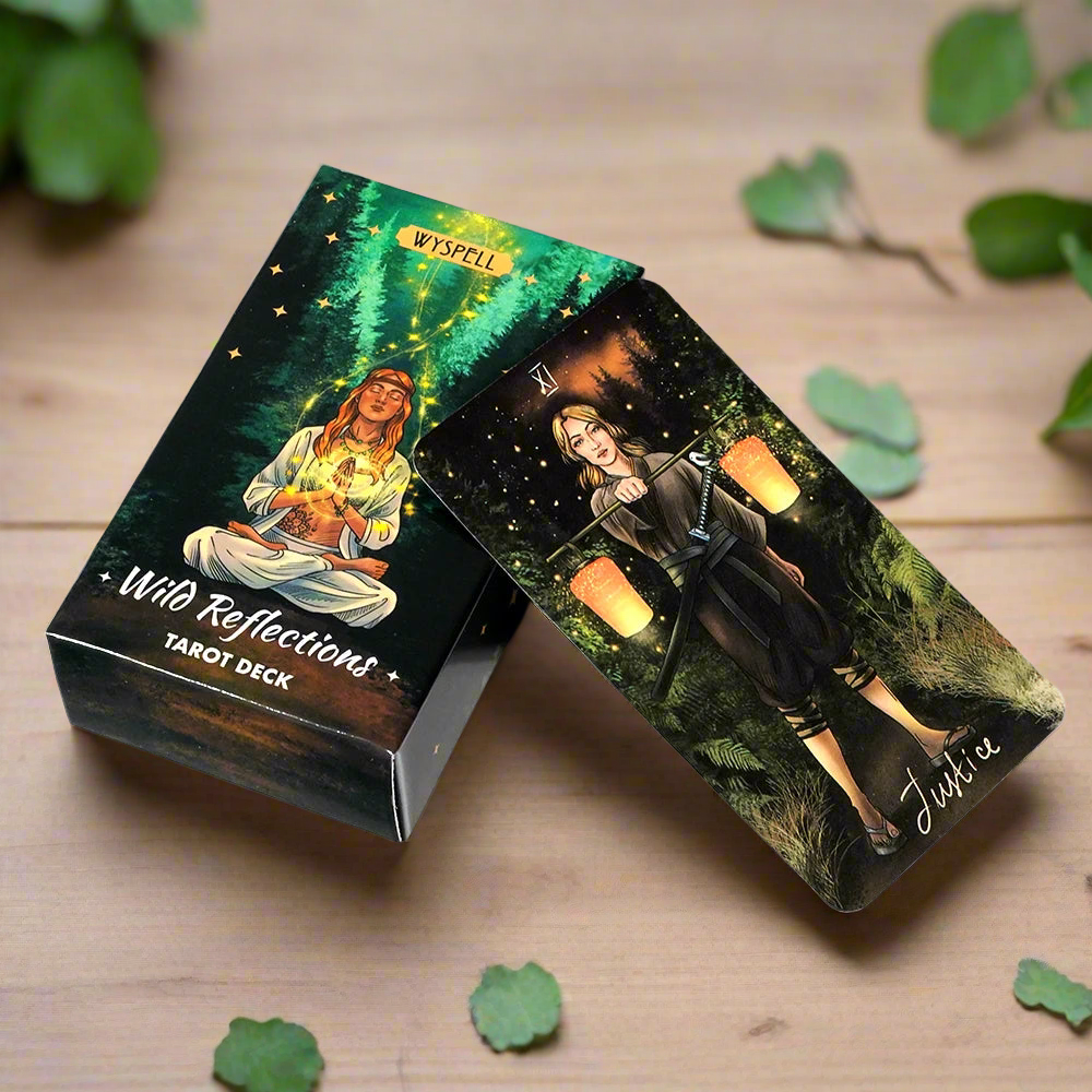 Wild Reflections Tarot – 78-Card Classic Deck | Beginner-Friendly & Intuitive