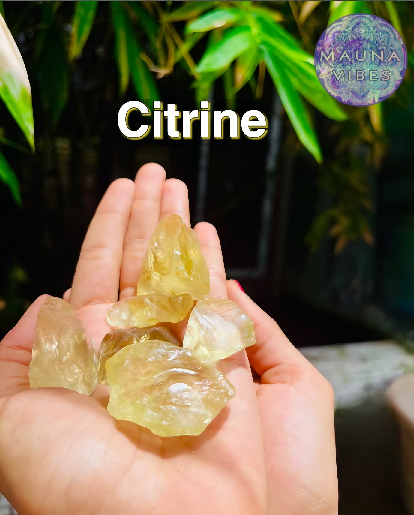 Pedras de cristal de quartzo bruto de citrino natural – Citrino genuíno para Reiki, abundância e cura.