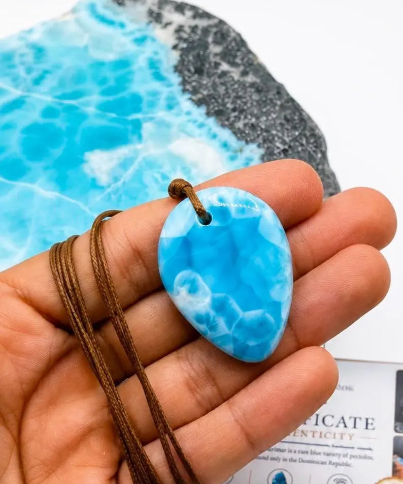 Larimar Stone Necklace