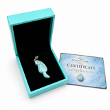 Larimar Cat Pendant Necklace, 925 Sterling Silver