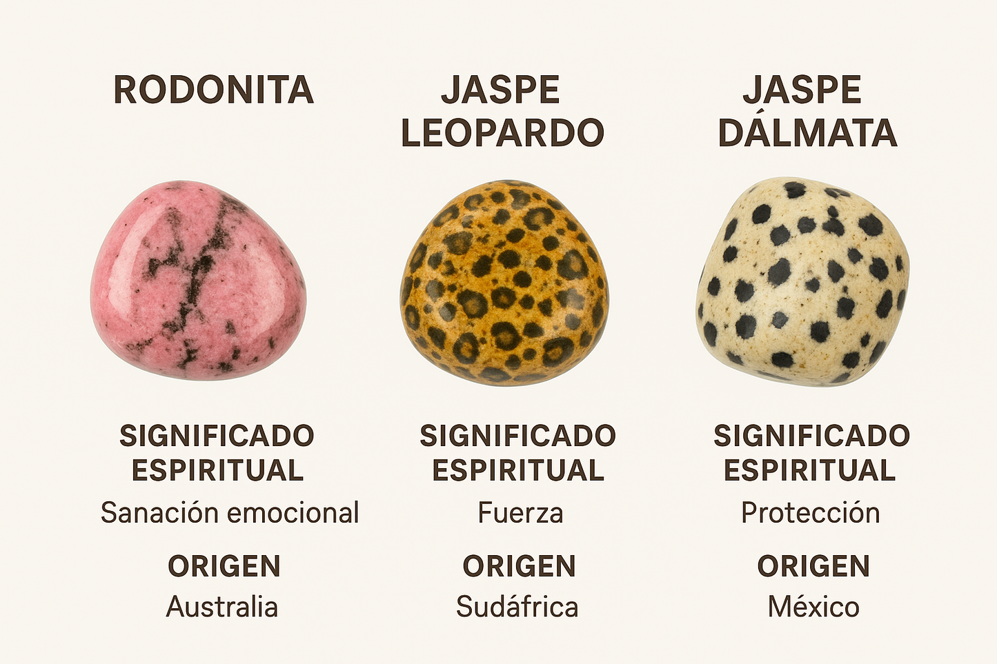 Gemstone Bracelet Set - Rhodonite Bracelet - Leopard Jasper Bracelet - Dalmatian Jasper Jewelry - Gift Box Set