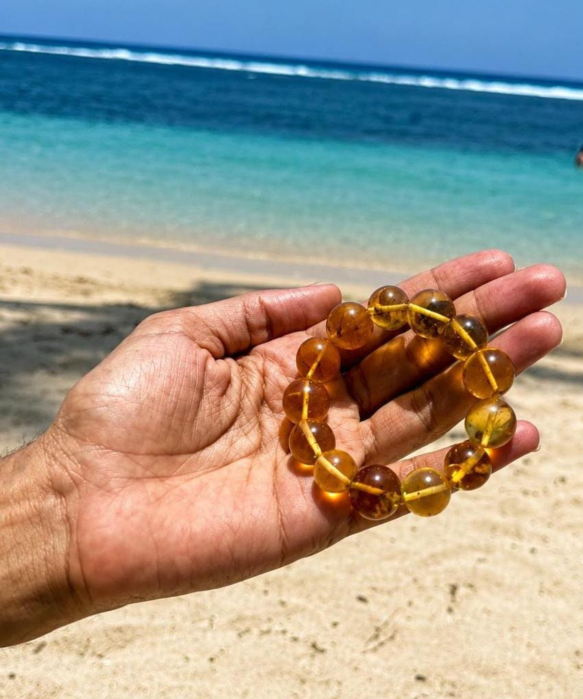 Genuine Dominican Amber Unisex Bracelet