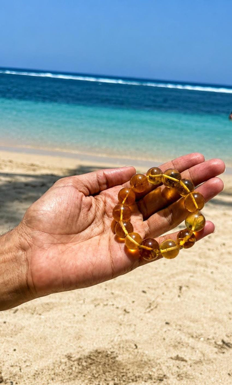 Genuine Dominican Amber Unisex Bracelet