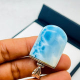 AAA Larimar Popsicle Pendant, 925 Sterling Silver