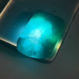 Larimar Stone Pendant Necklace, Genuine AAA Dominican Ocean Stone Gift for Men & Women