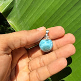 larimar bead necklace