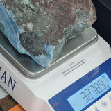Massive Larimar Stone Slab – 3,278.9g AAA Grade Collector Museum Specimen