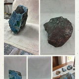 Massive Larimar Stone Slab – 3,278.9g AAA Grade Collector Museum Specimen