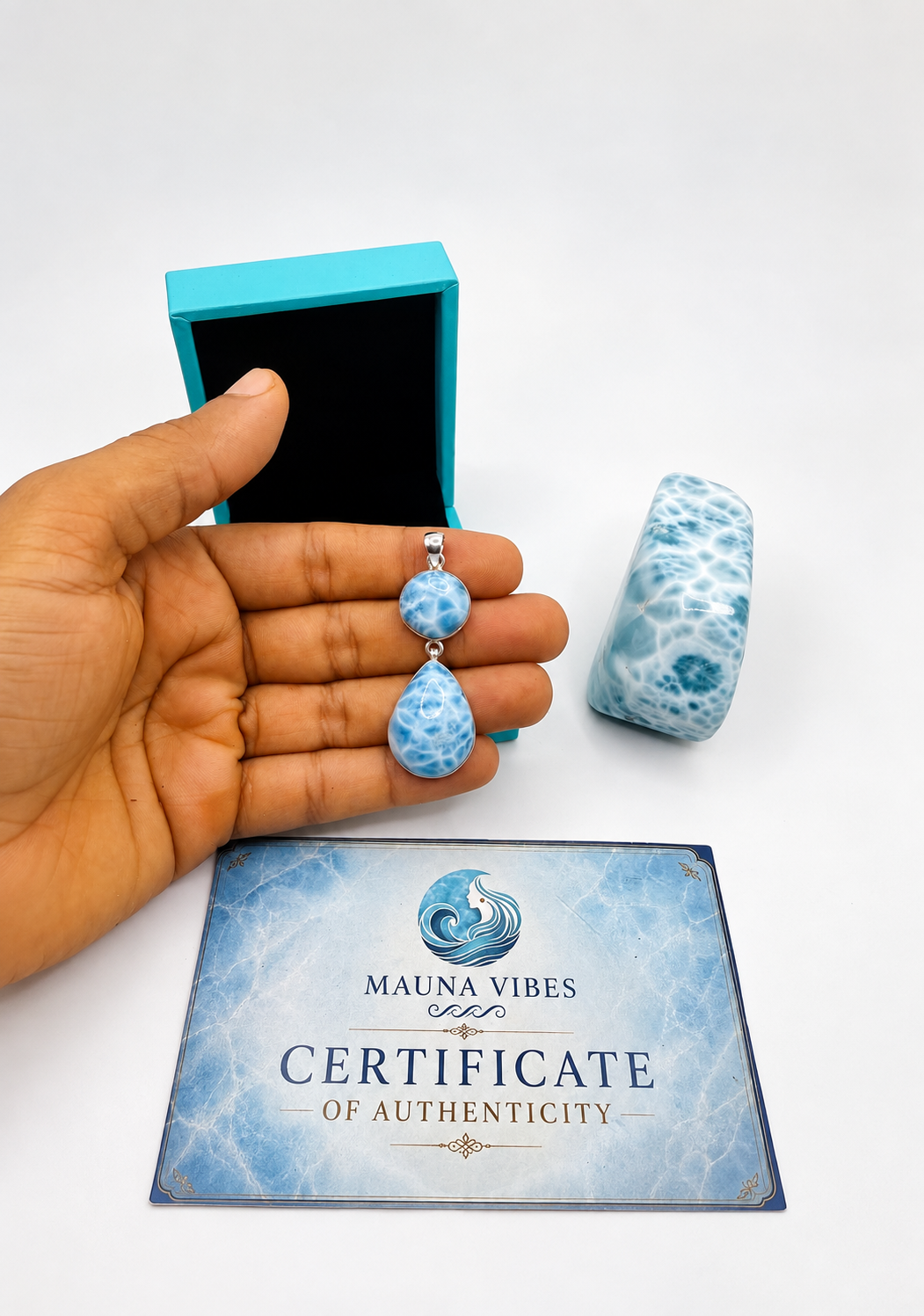 Larimar Pendant 
