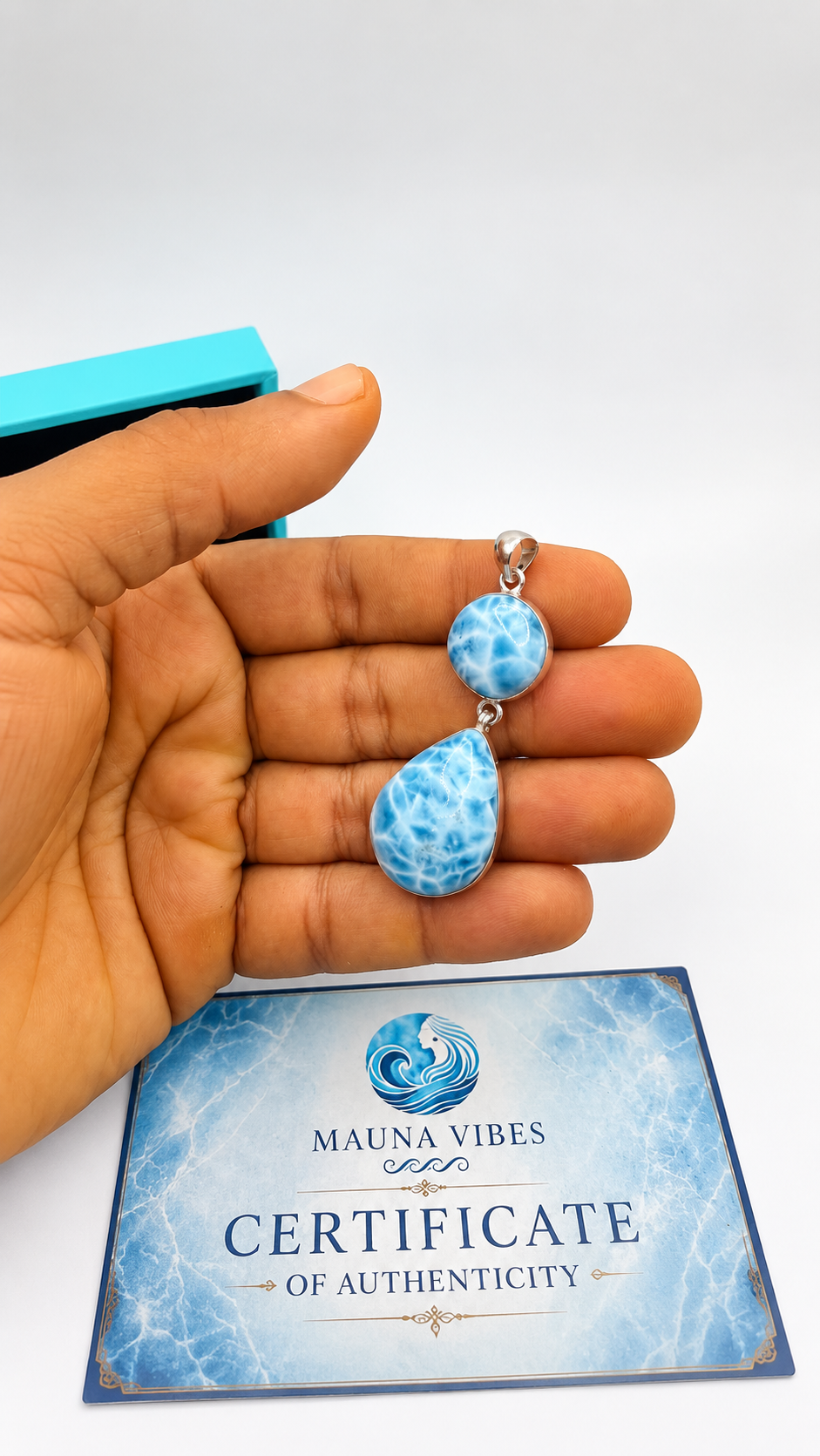 Larimar Pendant 