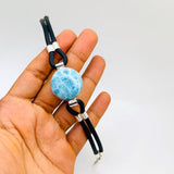 a larimar bracelet in 925 sterling silver