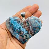 A Red Larimar Heart Pendant