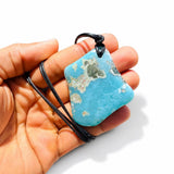 AAA Larimar Freeform Unisex Necklace