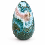Larimar Egg, Rare Stone Collector Specimen for Home Decor & Reiki