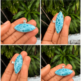 Larimar Eye Pendant – AAA Grade 925 Sterling Silver Jewelry