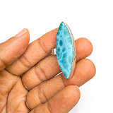 Larimar Eye Pendant – AAA Grade 925 Sterling Silver Jewelry