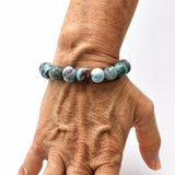 Larimar Jasper Beaded Bracelet