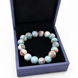 Larimar Jasper Beaded Bracelet