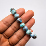 Larimar Jasper Beaded Bracelet