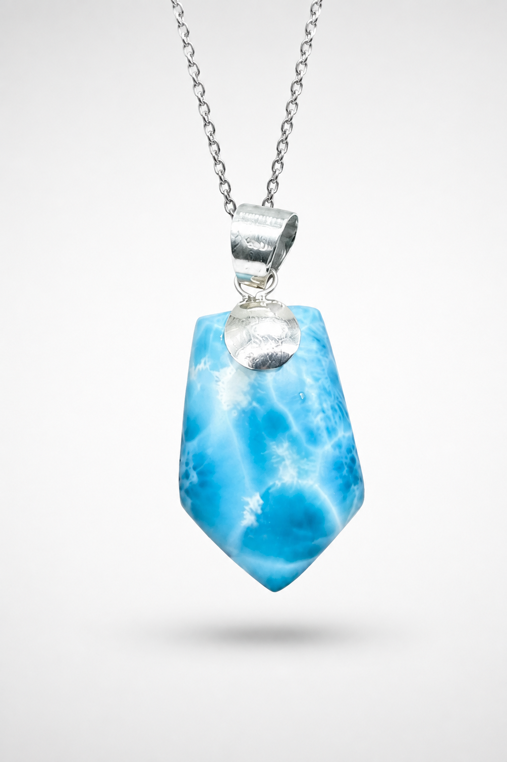 Larimar Pendant Necklace