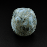 Larimar Skull Carving – Hand Carved Specimen Home Decor Collectors Gift