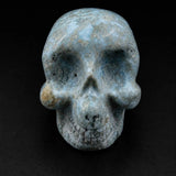 Larimar Skull Carving – Hand Carved Specimen Home Decor Collectors Gift