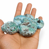 Larimar Snake Hand Carved Figurine