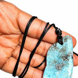 Larimar Stone Cord Unisex Necklace