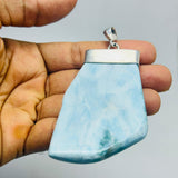Larimar Necklace on  hand