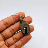 Super Blue Larimar Gold Plated Pendant