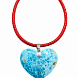 Larimar Heart Necklace
