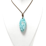 Larimar Unisex Surfboard Necklace