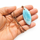 Larimar Unisex Surfboard Necklace