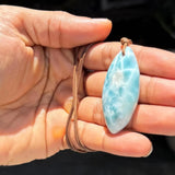 Larimar Unisex Surfboard Necklace