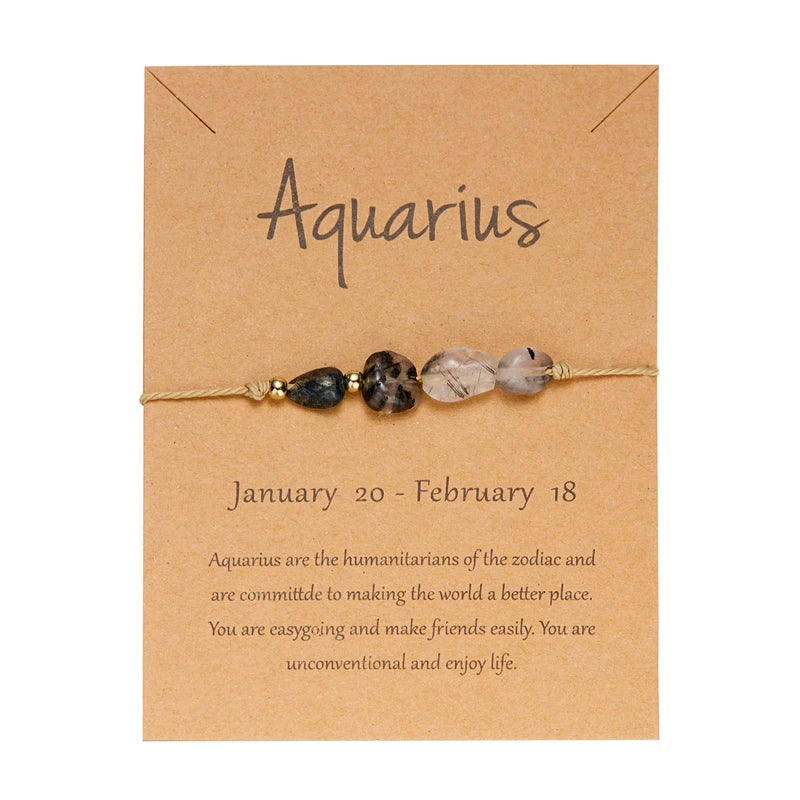 Pulsera de Constelación del Zodiaco – 12 Signos